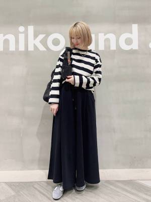 やっぱボーダー無敵では！？【niko and …】こだわりのカラーバリエに注目♡「BIGロンTシャツ」