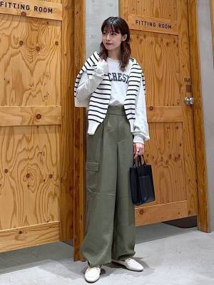 こりゃ即買い案件♡【グローバルワーク】羽織るだけで即サマ見え！「ボーダー柄カーデ」