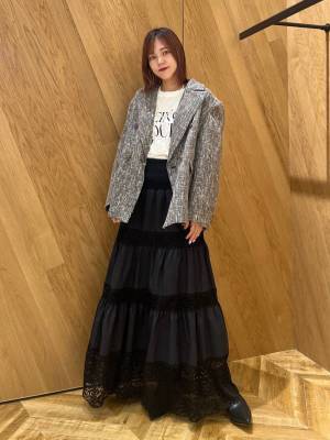 買わない理由、ないかも♡【JEANASIS】彼をドキッとさせちゃう！？「レーススカート」