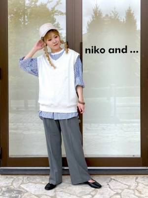 着回し力高め‼︎︎【niko and …】今っぽシルエットが作れる「BIGシャツ」