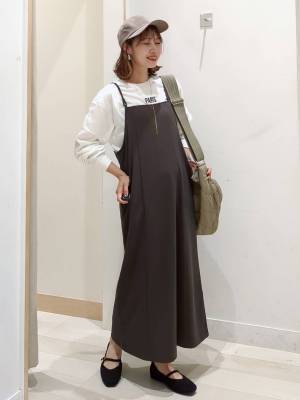 可愛さハンパない♡【グローバルワーク】まだまだ着られる！「キャミワンピ」