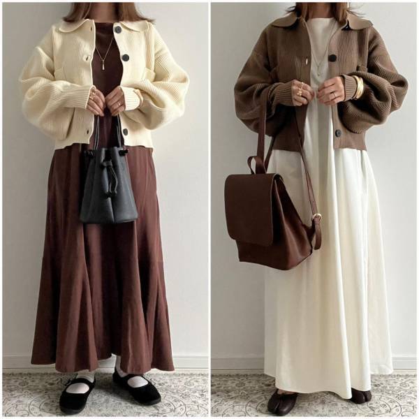 この新作に「一目惚れ」♡【しまむら】ぽわん袖がたまらん！「襟付きニットカーデ」