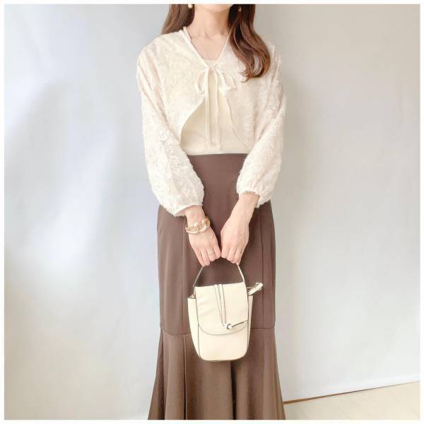 か、かんわいいいい♡【しまむら】羽織るだけで即、サマ見え！「おしゃれボレロ」