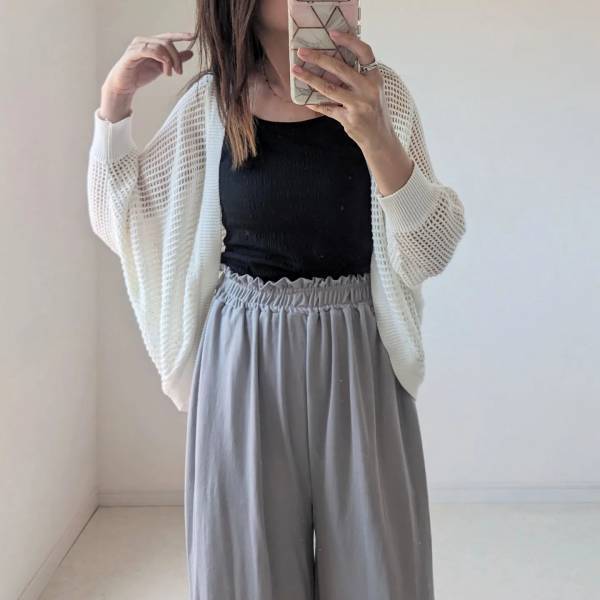 か、かんわいいいい♡【しまむら】羽織るだけで即、サマ見え！「おしゃれボレロ」