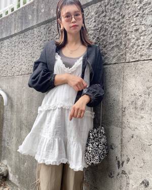 か、かんわいいいい♡【しまむら】羽織るだけで即、サマ見え！「おしゃれボレロ」