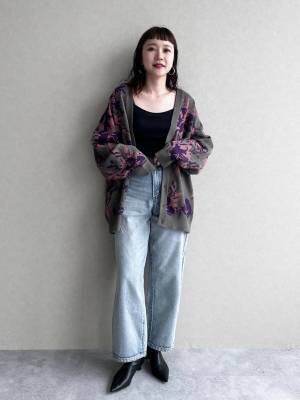 「男女問わず大人気」って！【ローリーズファーム】唯一無二の可愛さ♡「花柄カーデ」