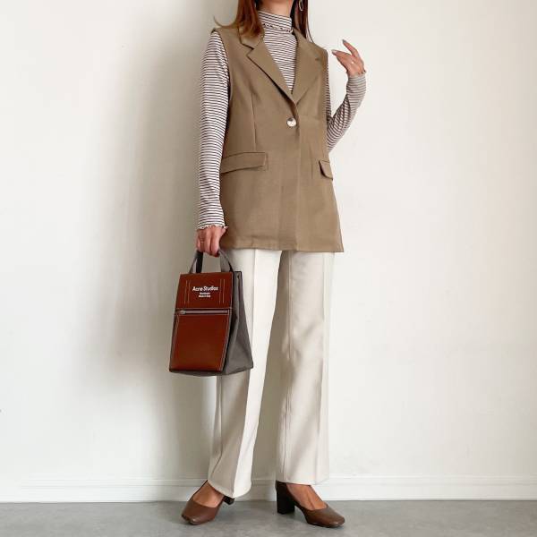 着回し無限大！バズり確定のGU「ソフトリブタートルネックT」ボーダーが可愛い！