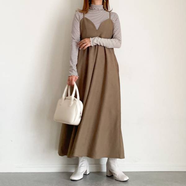 着回し無限大！バズり確定のGU「ソフトリブタートルネックT」ボーダーが可愛い！