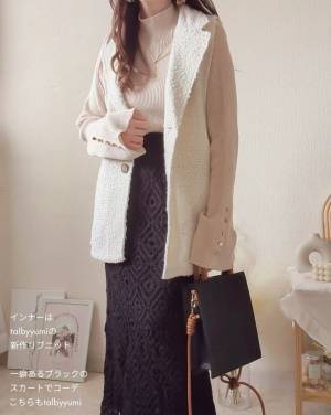 「どタイプ」ってなった♡【しまむら】「一癖ある感じが」可愛すぎる！”秋冬素材ベスト”2選