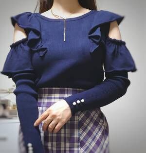 【しまむら】で見つけた「袖デザイン最強」の「大人上品プルオーバー」がたったの「2000円以下」！