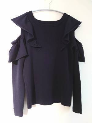 【しまむら】で見つけた「袖デザイン最強」の「大人上品プルオーバー」がたったの「2000円以下」！