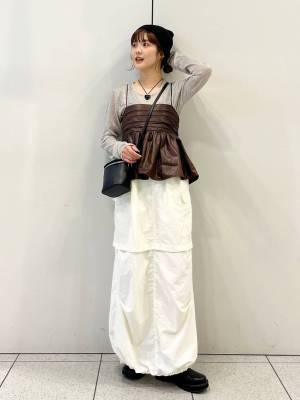 大本命みっけ♡【JEANASIS】360度抜かりなく可愛い♡「映えキャミトップス」