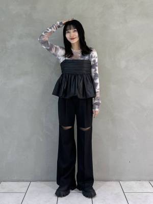 大本命みっけ♡【JEANASIS】360度抜かりなく可愛い♡「映えキャミトップス」