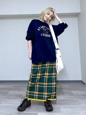 1枚で「季節感爆上がり！」【niko and …】人気スタッフさん企画！「チェック柄スカート」