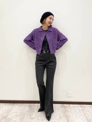 脚長効果狙っちゃえ♡ 【JEANASIS】短め丈が今の気分！「推しカーデ」は？