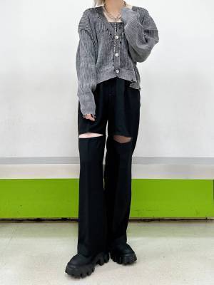 さ、さすが【JEANASIS】だわ♡ 買い足すならコレ！大人かっこいい「ダメージカーデ」