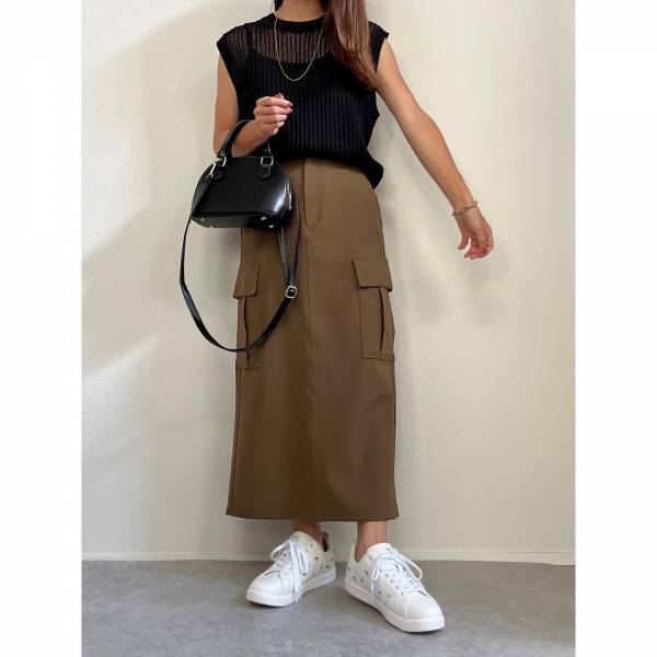 全世代におすすめしたい!!【GU】カジュアルなのに可愛い見え♡「ロングスカート」