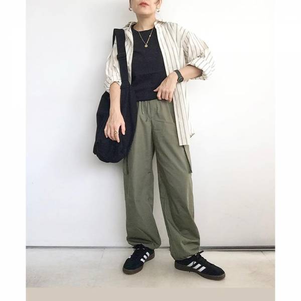 重宝すること間違いなし♡【GU】オーバーサイズが今っぽ♡「長袖シャツ」