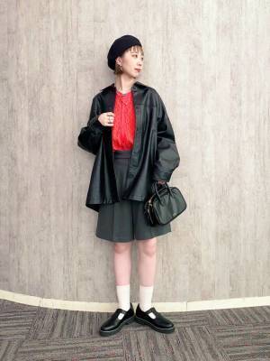 秋気分ぶち上がるぅーッ！！ 【niko and …】差し色コーデに大活躍♡「赤カーデ」