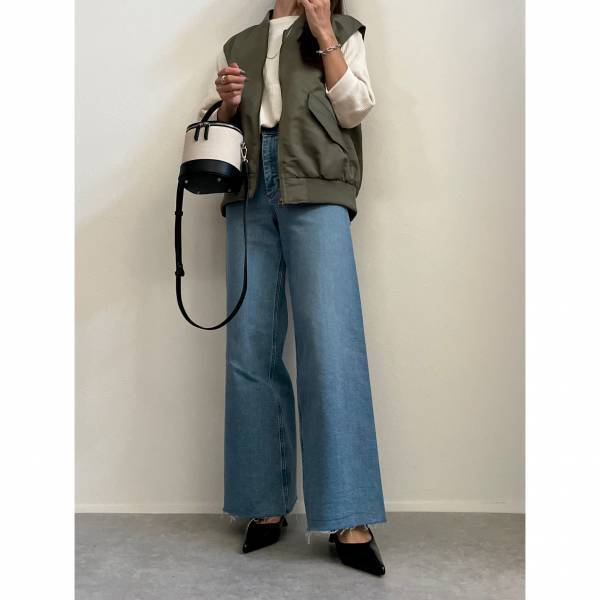 「お値段以上の価値あり！」【GU】の”MAー1ベスト”で一気に旬なスタイルへ！