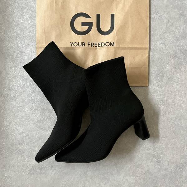 「細見え効果」スッゴ！！「履き心地」抜群すぎ！！【GU】秋冬マスト！“ニットブーツ”コーデ特集！