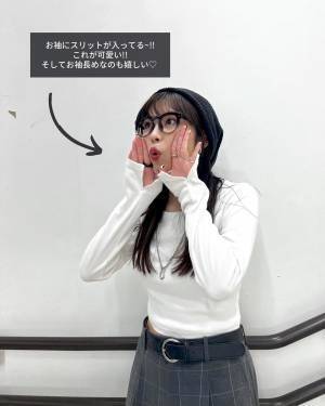 ＜絶対買うと決めていた＞【GU】「即着痩せ」する！！”リブTシャツ”はこれからの季節にピッタリ