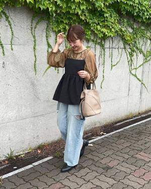 「秋のレイヤード」で、まだまだ続く残暑をオシャレに乗り切る！”ビスチェ”コーデ集