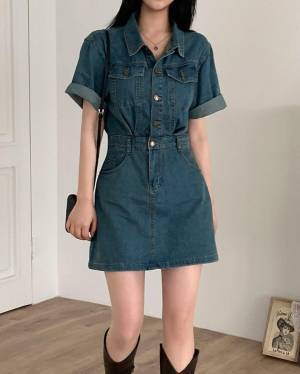 いま注目！韓国っぽさが可愛い♡【最旬ミニワンピ】