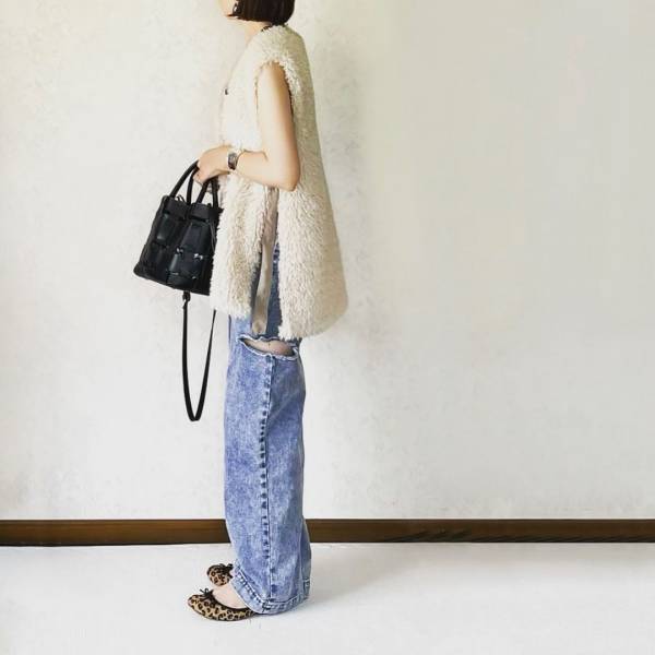 「色合い」がたまらなく「好き」【しまむら】「秋コーデ」にピッタリな”ベスト”2選