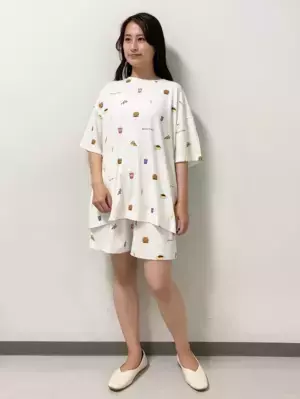 こりゃ、たまりません♡【gelato pique】家でも可愛く過ごそッ！「柄Tシャツ」