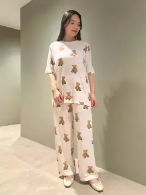 こりゃ、たまりません♡【gelato pique】家でも可愛く過ごそッ！「柄Tシャツ」