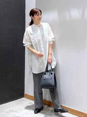 1枚で完結！？【グローバルワーク】シンプルさが魅力を放つ♡「チュニックシャツ」