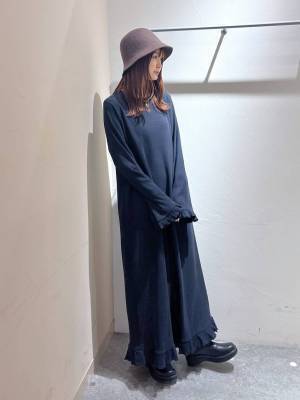 この可愛さ、たまらんッ！【ローリーズファーム】秋っぽカラーが上品♡「ロングワンピ」