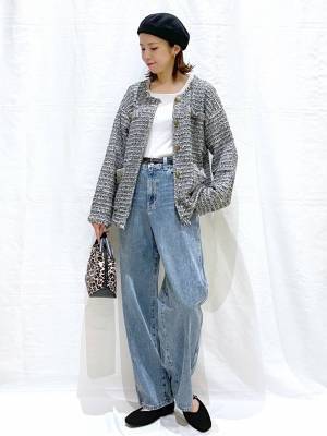 着回し力抜群！ 秋コーデに投入したい♡「ツイード風アイテム」とは？