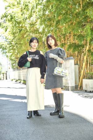 モノトーンなのに華やか！秋は【VIS】のワンピで簡単おしゃれ見え