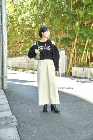 Kカジで話題の【VIS】が提案！モノトーンで作る上品肌見せ