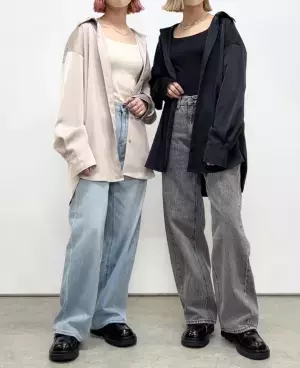 「スタイル良く見えます！」長らく「お気に入り」♡【GU】新作“グレーデニム”が最高