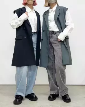 「スタイル良く見えます！」長らく「お気に入り」♡【GU】新作“グレーデニム”が最高