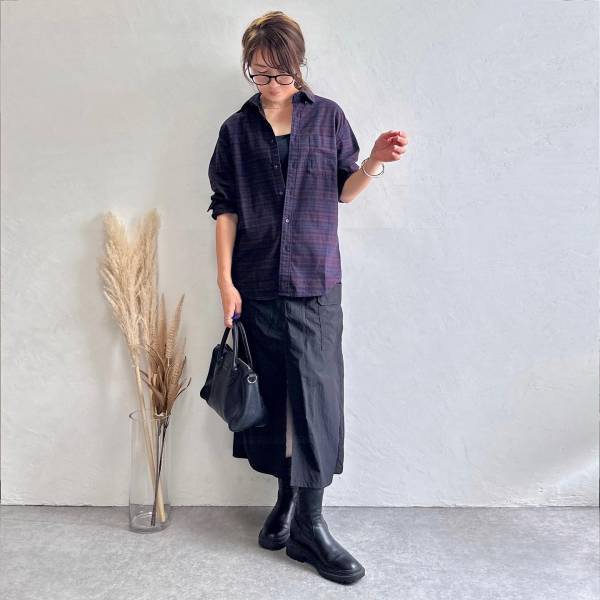 「オーバーサイズで可愛ぃぃ」！！【ユニクロ】今欲しい！”万能チェックシャツ”なら羽織るだけで秋コーデ