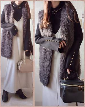 「このお値段でちゃんと可愛い」！！【しまむら】着膨れ知らずな”トレンドファーベスト”を発見♡