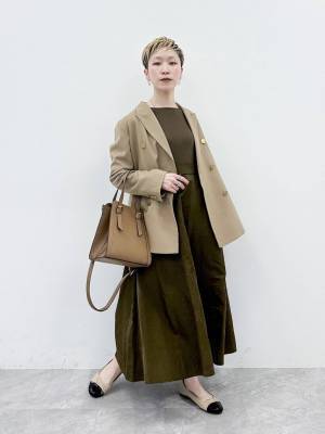 着るだけでサマ見え♡【グローバルワーク】スタイルアップ間違いなし「Aラインワンピ」