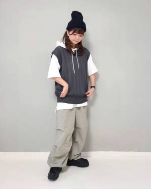 「秋服どうしよう？」→【GU】行って♡ 残暑も秋も着回せる！「高見えベスト」