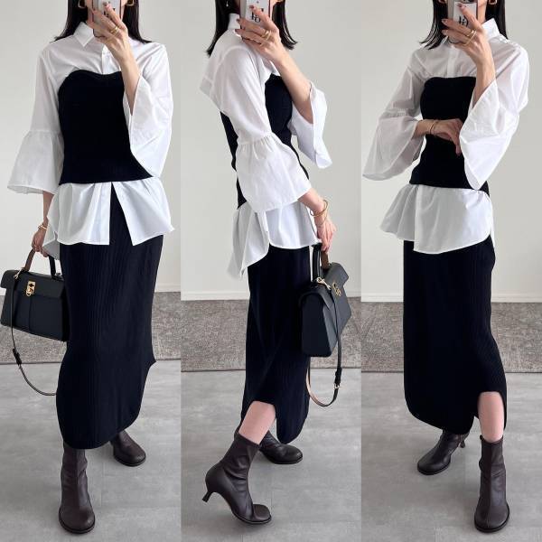 万能服キターー！【ユニクロ】着回し力ハンパない！「優秀スカート」