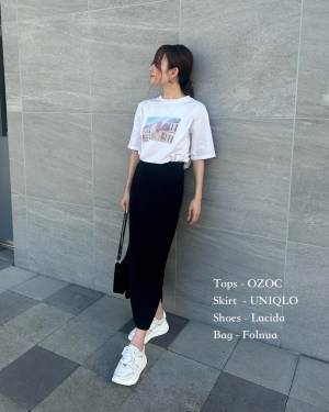 万能服キターー！【ユニクロ】着回し力ハンパない！「優秀スカート」