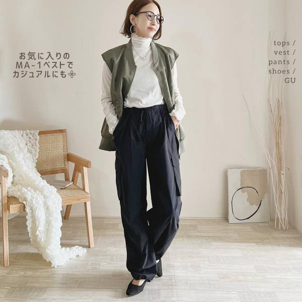 きゅ、990円ーーッ！？【GU】1枚でも重ね着でも使える♡「タートルネックT」