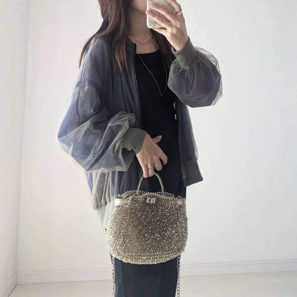 ＜SNSでバズり中！＞【しまむら】初秋にもちょうどい♡ 本命「シアーブルゾン」