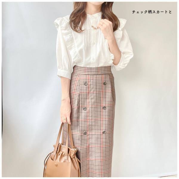 何枚あっても困らんッ♡【しまむら】きれいめにもカジュアルにも◎「白ブラウス」