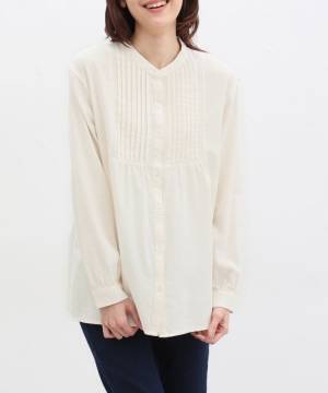 あーー、やっぱ『白』優勝だわ♡【ハニーズ】何枚あっても便利！「白ブラウス」