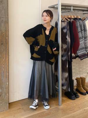 『丸みシルエット』が激かわ♡【JEANASIS】ゆったり着られる「オーバーサイズカーデ」