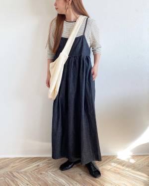 結局『デニム』が大優勝！！ちょー「可愛い」♡【しまむら】ゆるっと“サロペ＆ワンピ”まとめ